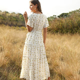 Rosita Ruffled Maxi Dress