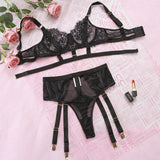 Zannela Grid See-through  Lingerie