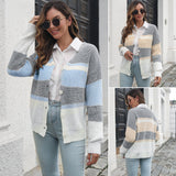 Jelna Striped Cardigan